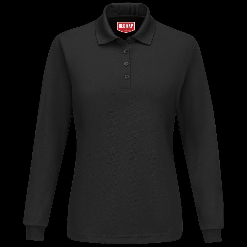 red kap Women's Long Sleeve Performance Knit® Polo