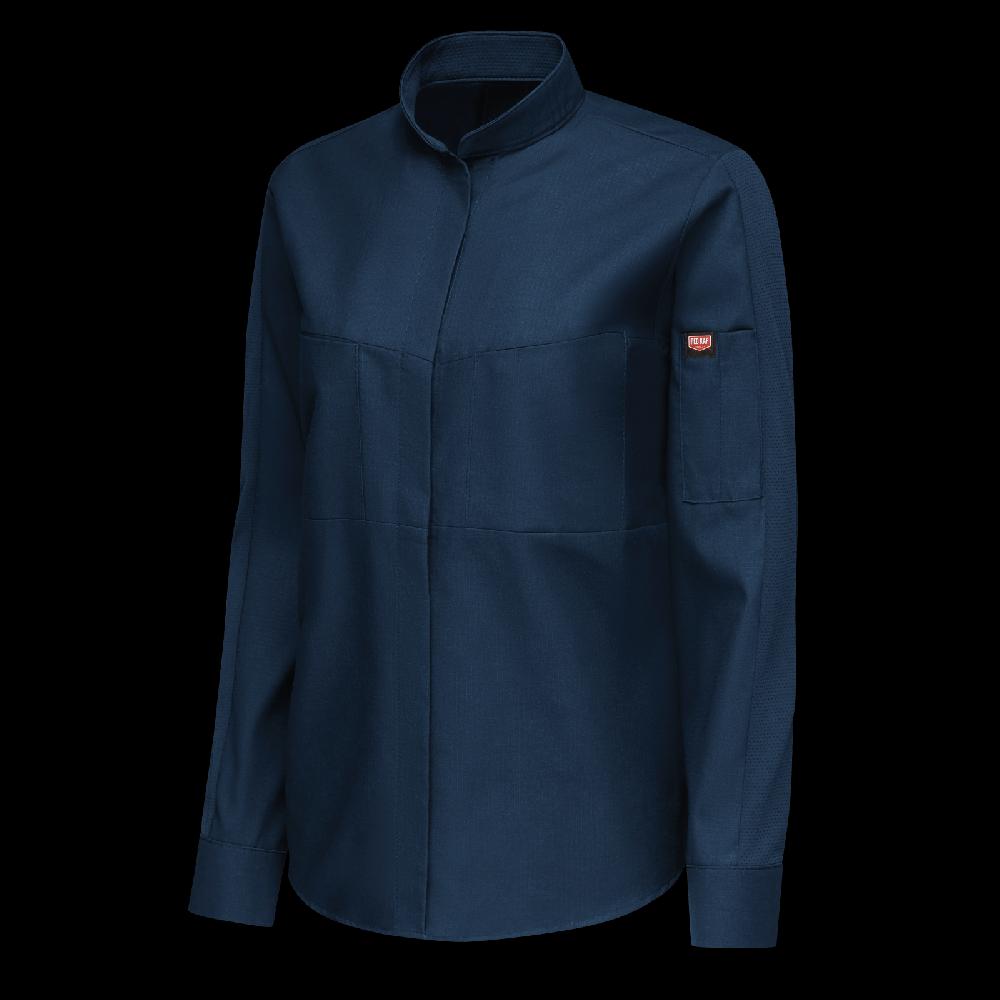 Red Kap Women's Long Sleeve Performance Pro+ Work Shirt With OilBlok + MIMIX®