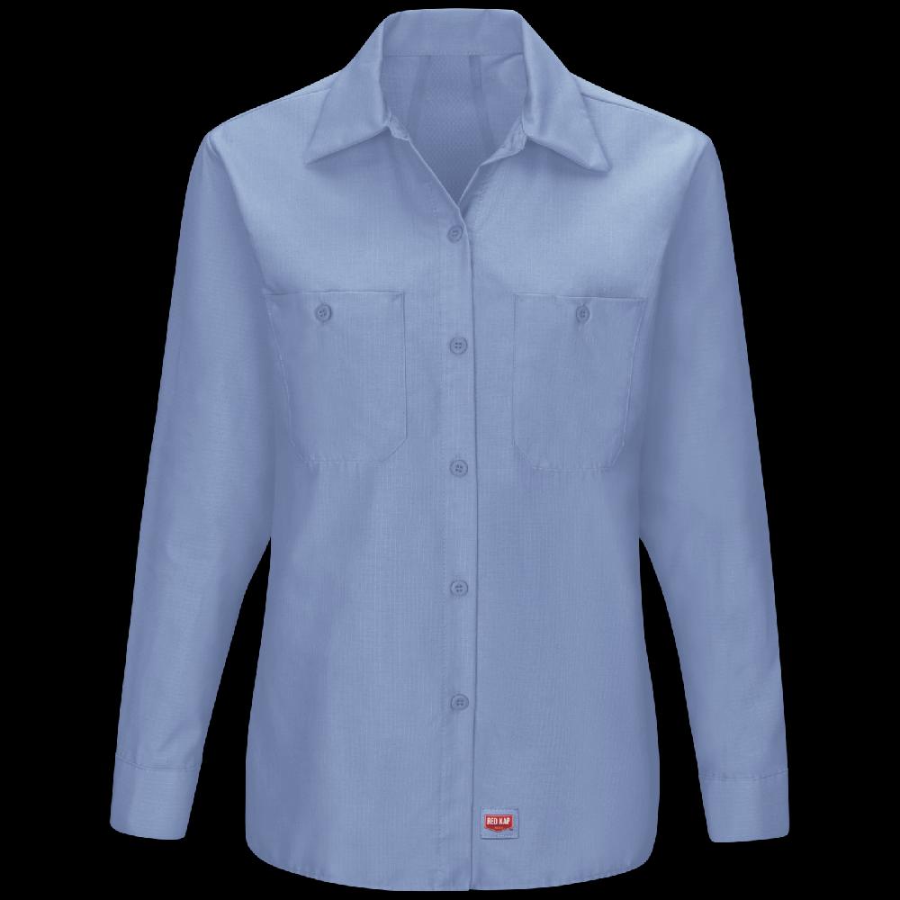 red kap Women's Long Sleeve Work Shirt with MIMIX®