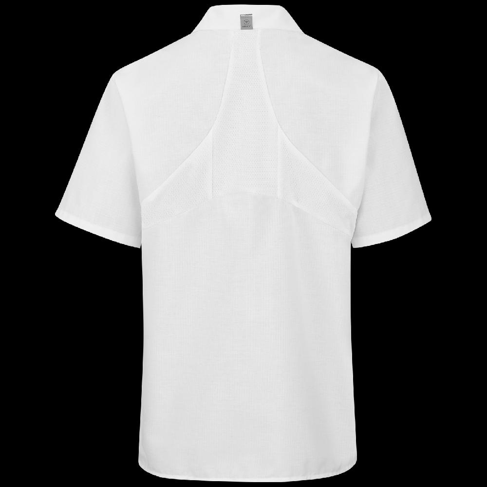 Red Kap Women's Short Sleeve Cook Shirt With OilBlok + MIMIX®