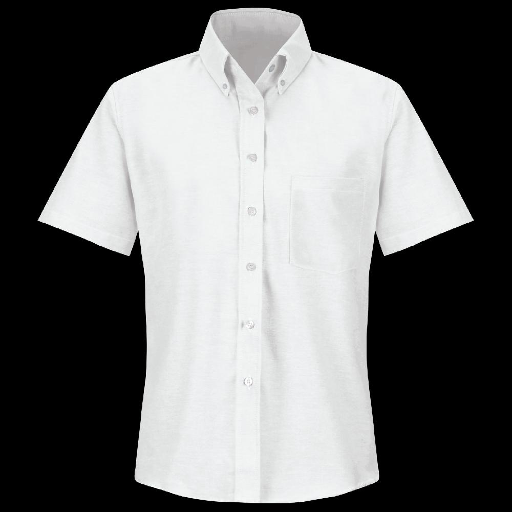 red kap Women's Short Sleeve Executive Oxford Dress Shirt