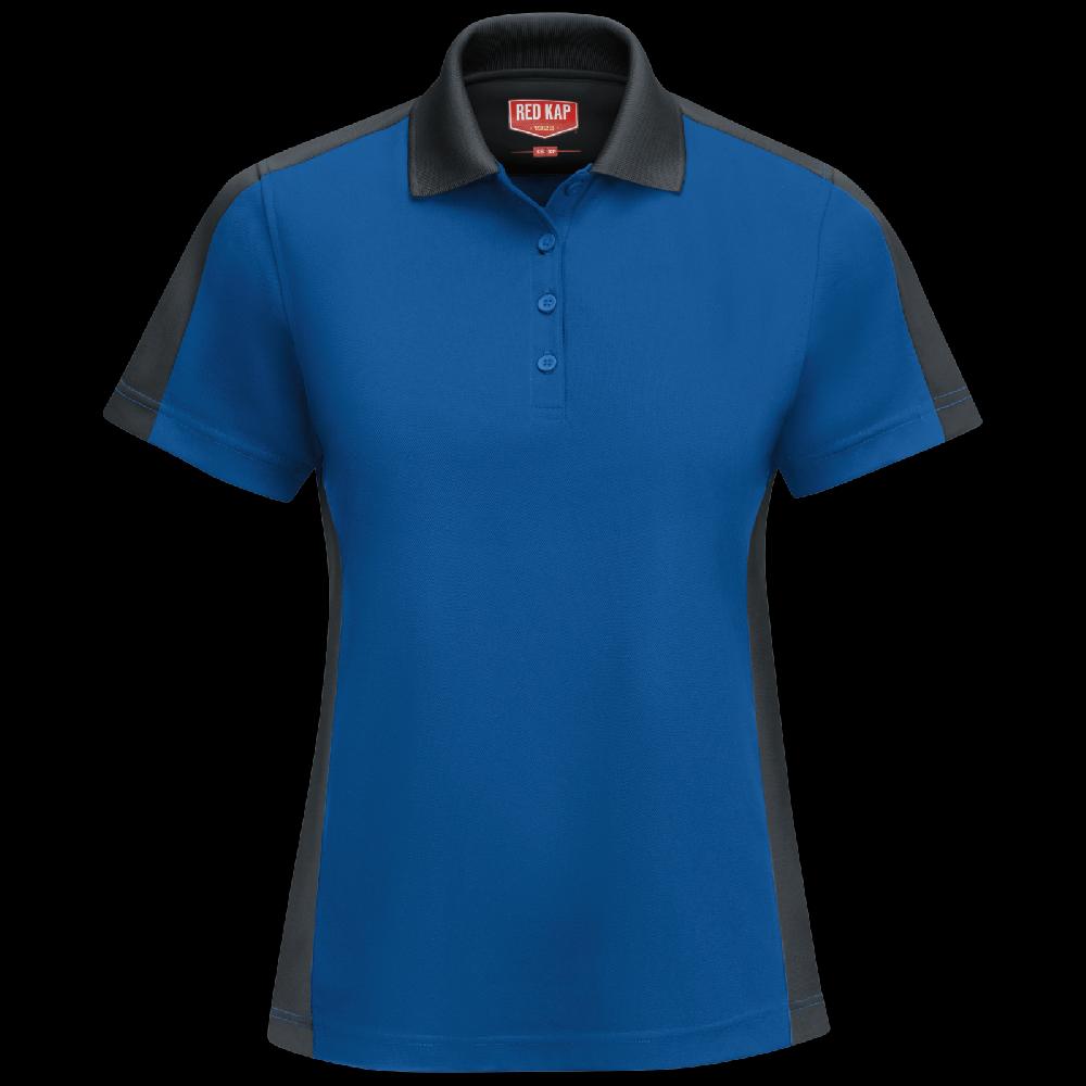 red kap Women's Short Sleeve Performance Knit® Two-Tone Polo