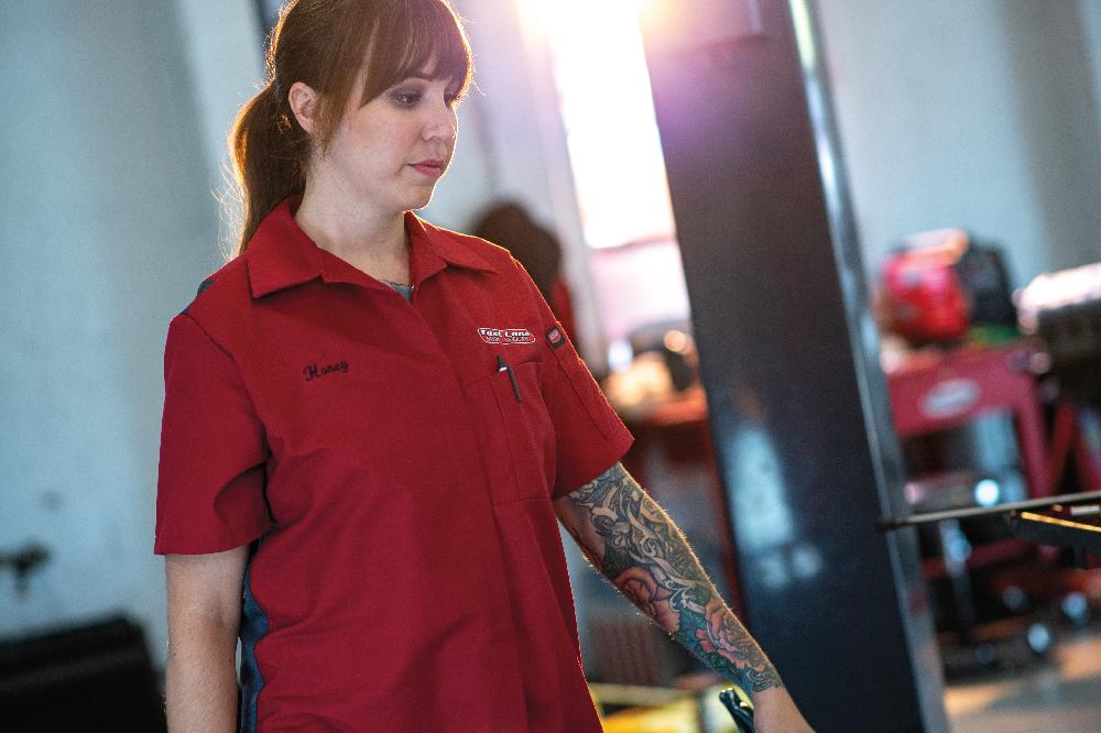 Red Kap Women's Short Sleeve Performance Plus Shop Shirt With OilBlok Technology