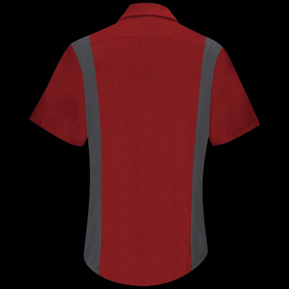 Red Kap Women's Short Sleeve Performance Plus Shop Shirt With OilBlok Technology