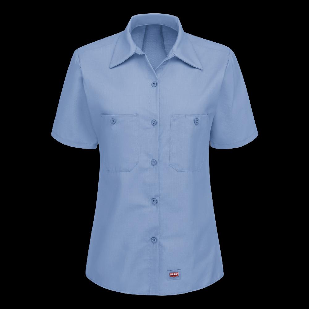 red kap Women's Short Sleeve Work Shirt with MIMIX®