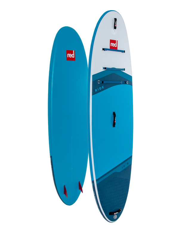 red paddle 10'8" Ride MSL Inflatable Paddle Board Package