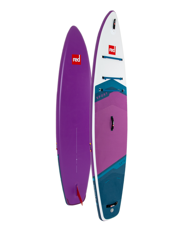 red paddle 11'0" Sport Purple MSL Inflatable Paddle Board Package