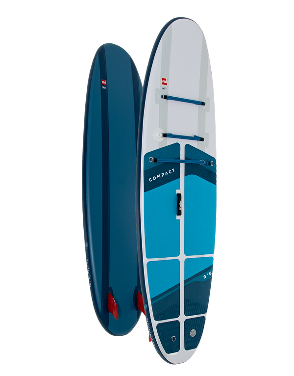 red paddle 9'6" Compact MSL PACT Inflatable Paddle Board Package