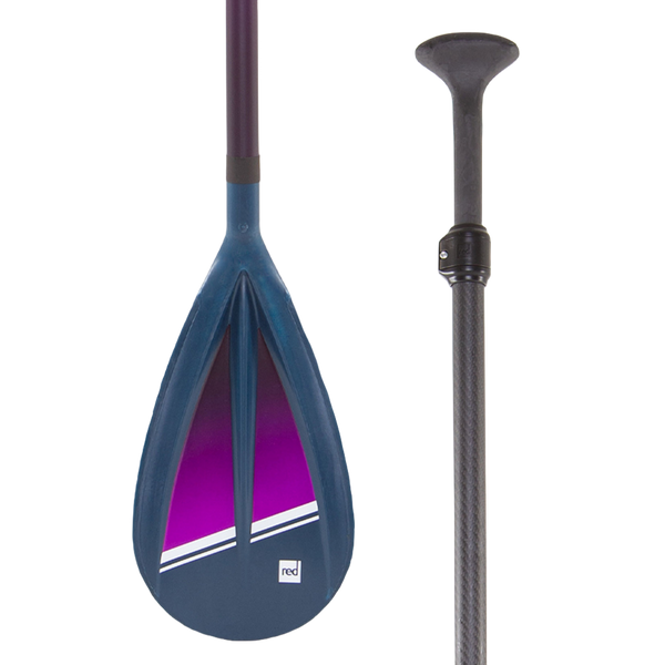 red paddle Hybrid Tough Purple Adjustable SUP Paddle