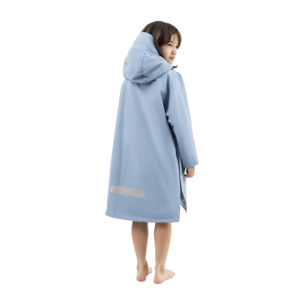 Red Paddle Kids’ Long Sleeve Dry Waterproof Changing Robe Alter EVO Pro - Alpine Blue