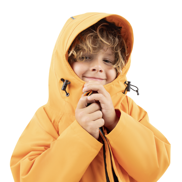 Red Paddle Kids’ Long Sleeve Dry Waterproof Changing Robe Alter EVO Pro - Bitter Orange