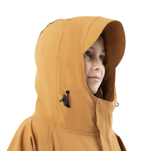 Red Paddle Kids’ Long Sleeve Dry Waterproof Changing Robe Alter EVO Pro - Caramel