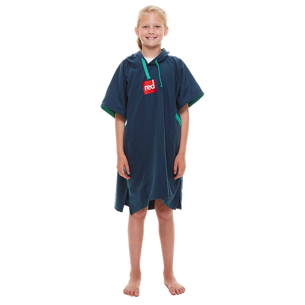Red Paddle Kids Quick Dry Microfibre Changing Robe - Navy