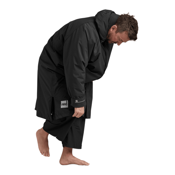 Red Paddle Men's Long Sleeve Dry Waterproof Changing Robe Alter EVO - Stealth Black