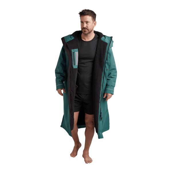 Red Paddle Men's Long Sleeve Dry Waterproof Changing Robe Alter EVO - Deep Teal