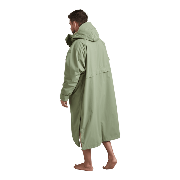 Red Paddle Men's Long Sleeve Dry Waterproof Changing Robe Alter EVO - Sage Green