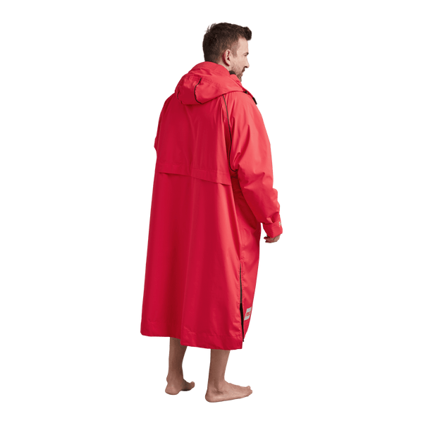 Red Paddle Men's Long Sleeve Dry Waterproof Changing Robe Alter EVO - Siren Red