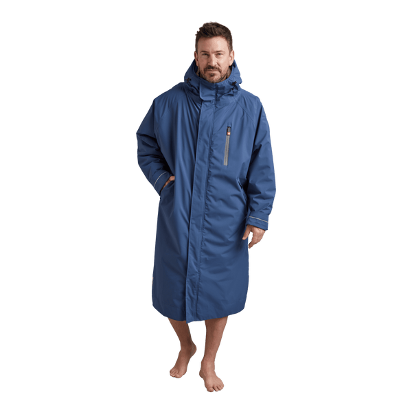 red paddle Men's Long Sleeve Dry Waterproof Changing Robe Alter EVO - Admiral Blue