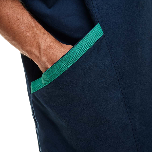red Paddle Men's Quick Dry Microfibre Changing Robe - Navy