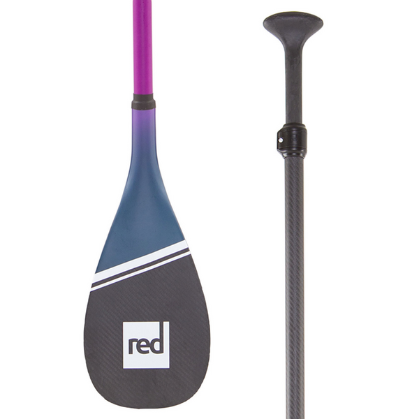 red paddle Hybrid Adjustable SUP Paddle (Purple)