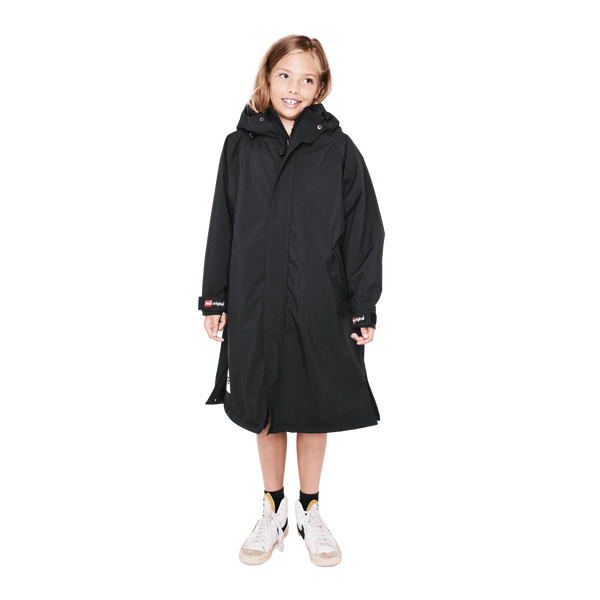 red paddle Kids Dry Pro Robe - Black