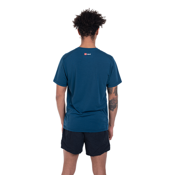 Red Paddle Men's Performance T-Shirt - Blue