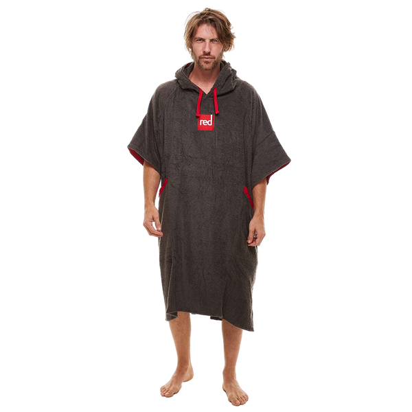 red paddle Men's Towelling Change Robe - Grey
