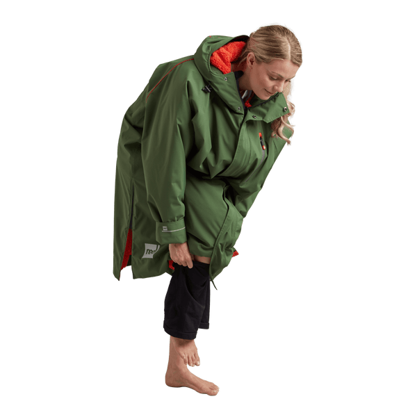 Red Paddle Women's Long Sleeve Dry Waterproof Changing Robe Alter EVO - Forest Green
