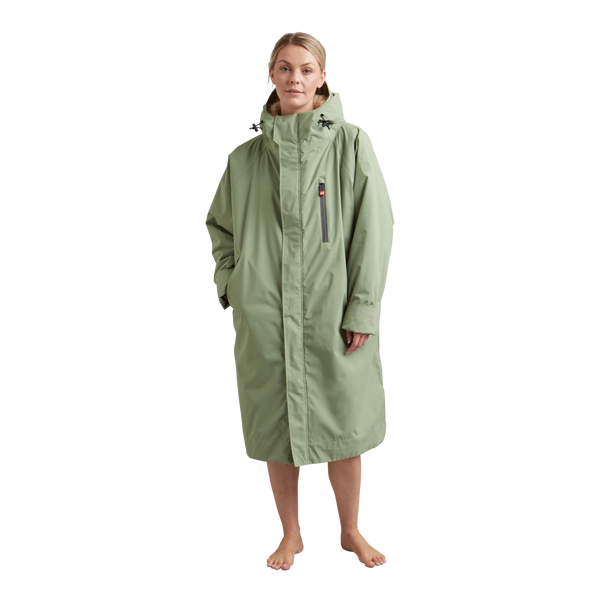 red paddle Women's Long Sleeve Dry Waterproof Changing Robe Alter EVO - Sage Green