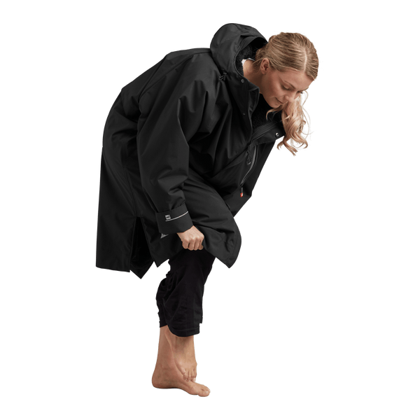 Red Paddle Women's Long Sleeve Dry Waterproof Changing Robe Alter EVO - Stealth Black