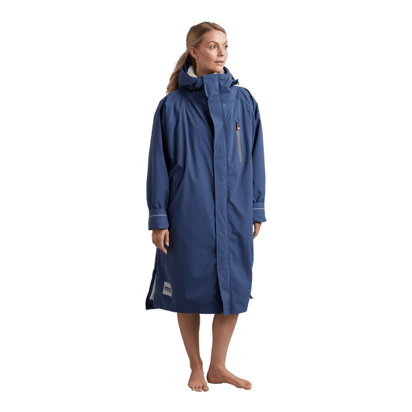 red paddle Women's Long Sleeve Dry Waterproof Changing Robe Alter EVO - Admiral Blue