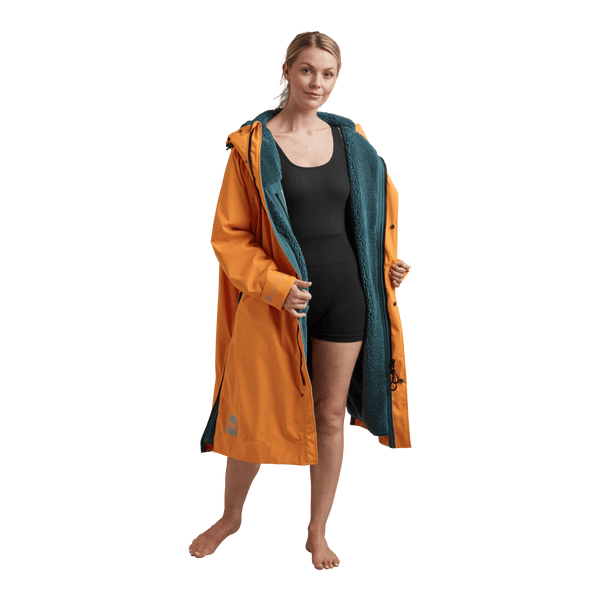 Red Paddle Women's Long Sleeve Dry Waterproof Changing Robe Alter EVO - Bitter Orange