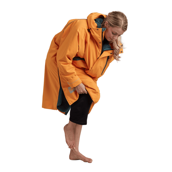 Red Paddle Women's Long Sleeve Dry Waterproof Changing Robe Alter EVO - Bitter Orange