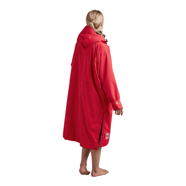 Red Paddle Women's Long Sleeve Dry Waterproof Changing Robe Alter EVO - Siren Red