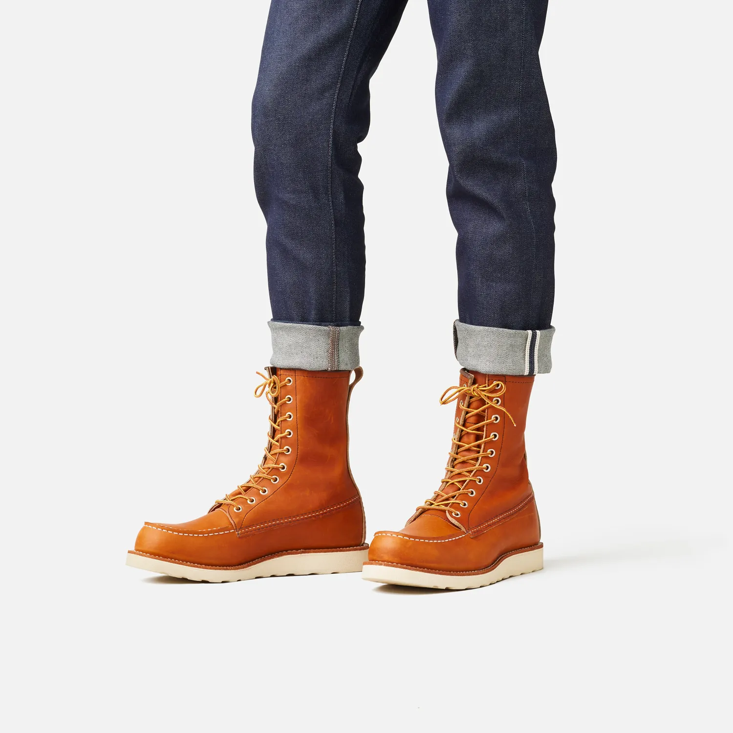 Red Wing Shoes 8-inch Classic Moc® Men's 8-Inch Boot In Oro Legacy Leather