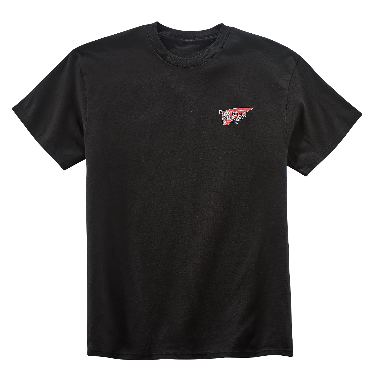 red wing shoes Classic Logo T-Shirt Unisex T-Shirt in Black Cotton