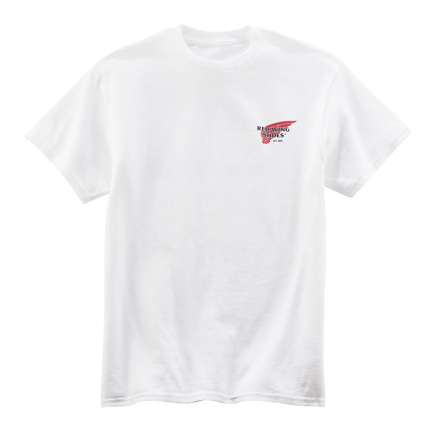 red wing shoes Classic Logo T-Shirt Unisex T-Shirt in White in Cotton