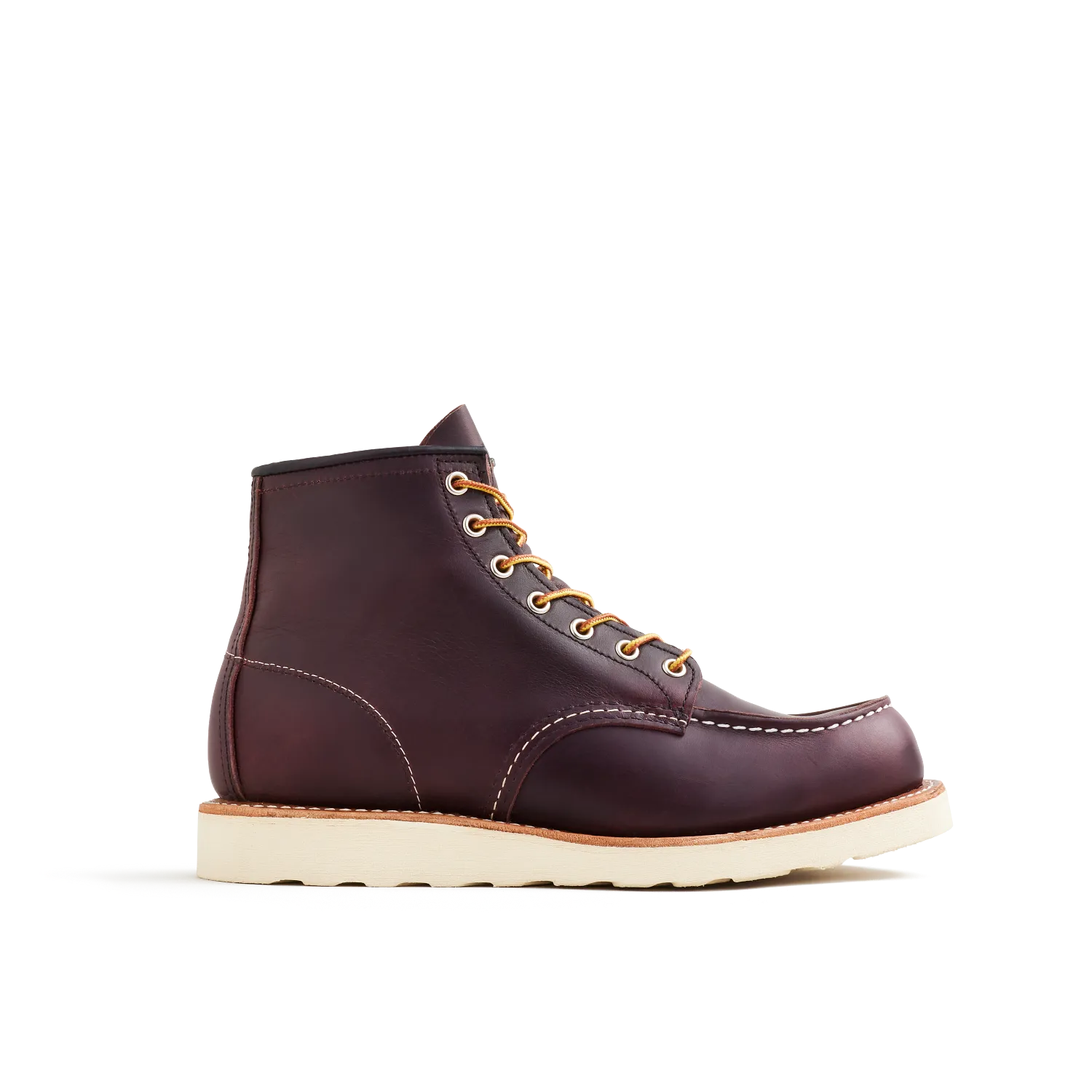 red wing shoes Classic Moc® Men's 6-inch boot in Black Cherry Excalibur Leather