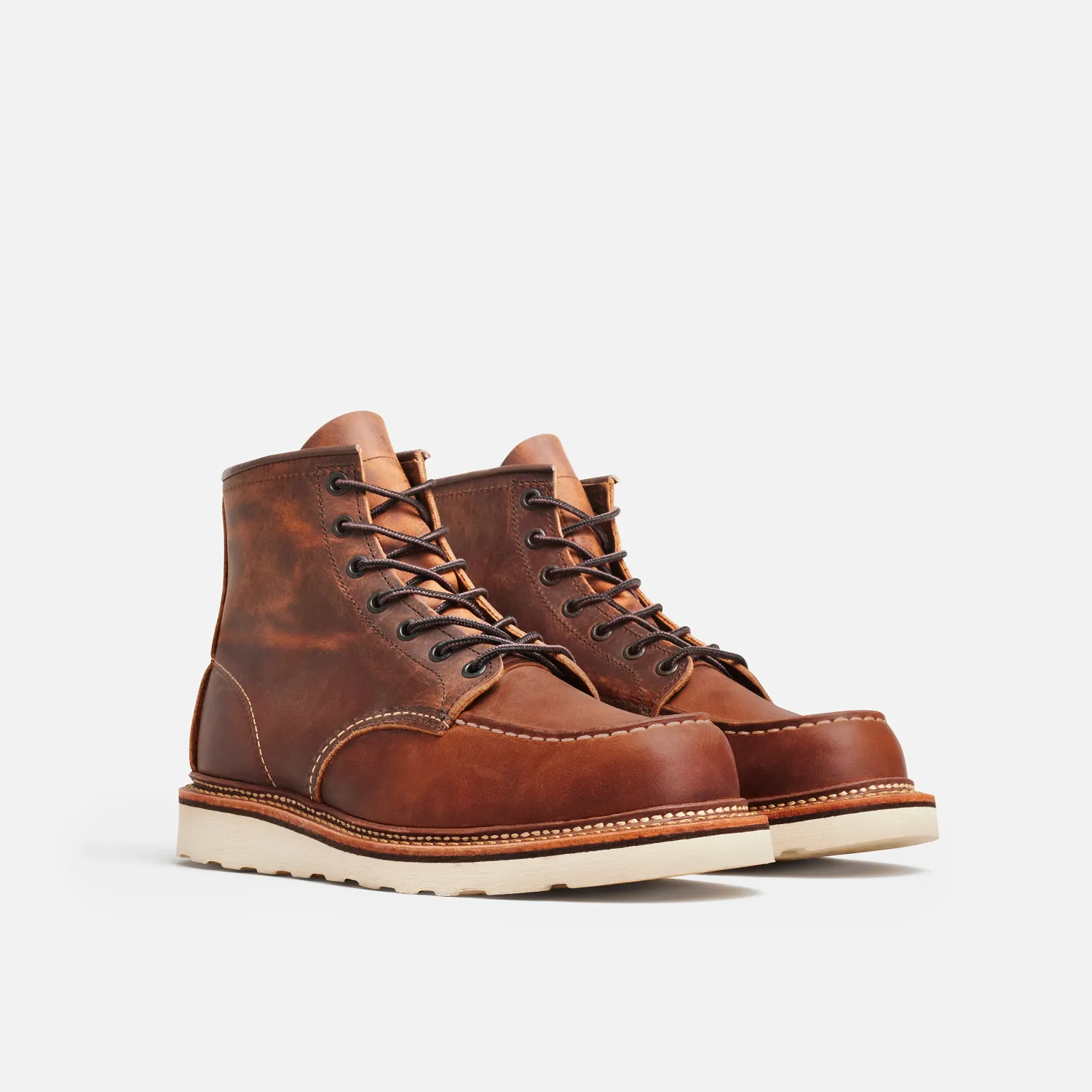 Red Wing Shoes Classic Moc® Men's 6-Inch Boot In Copper Rough & Tough Leather