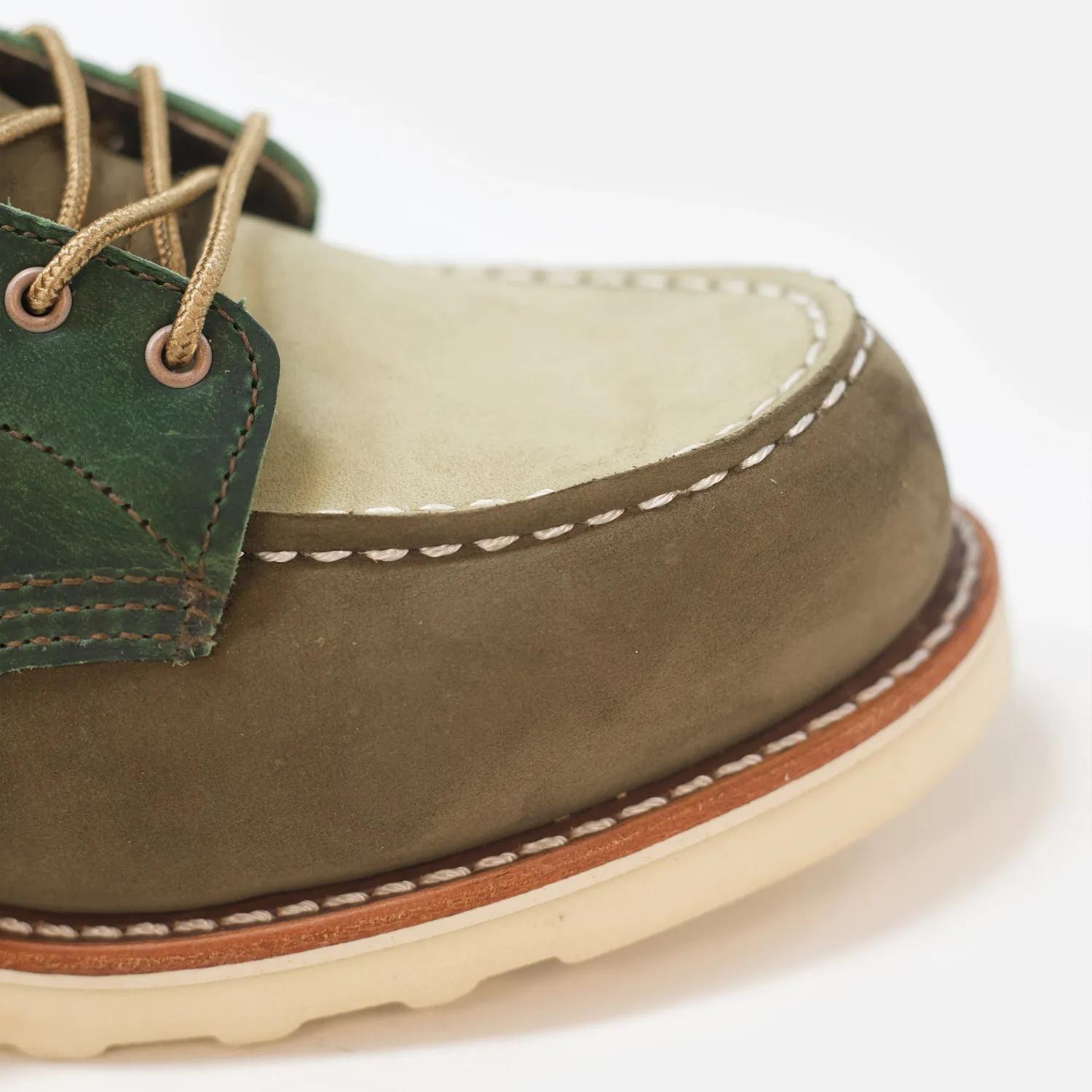Red Wing Shoes Classic Moc® & THE GREAT. Women's Short Boot In Multi Army