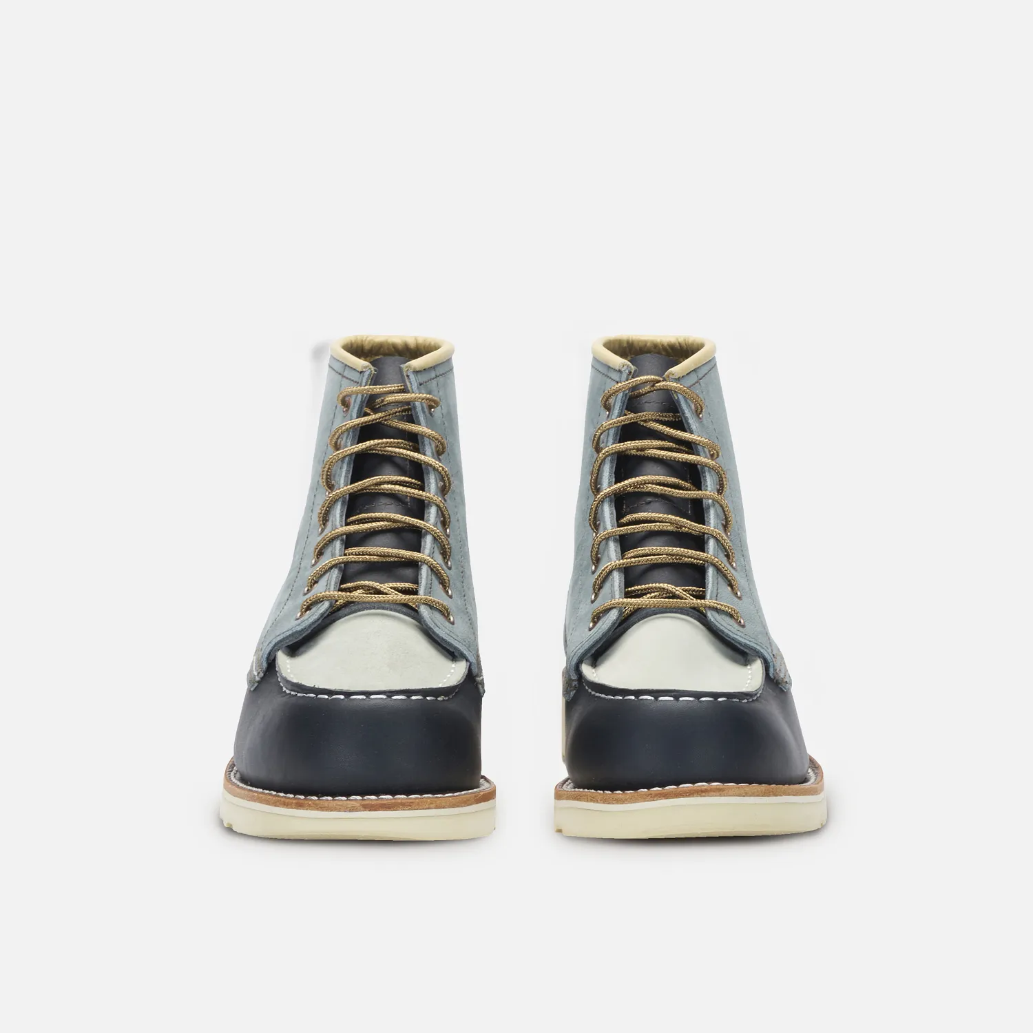 Red Wing Shoes Classic Moc® & THE GREAT. Women's Short Boot In Multi Indigo