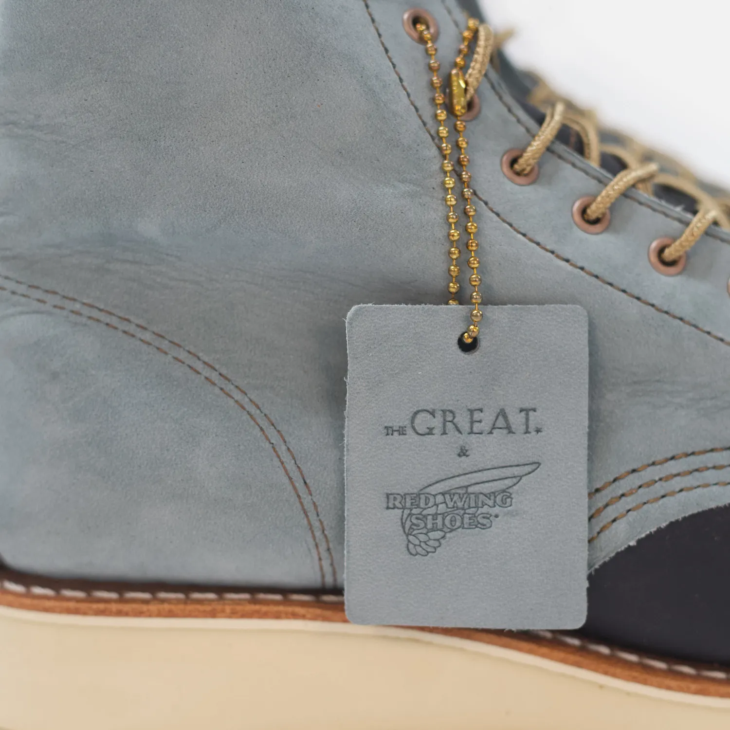 Red Wing Shoes Classic Moc® & THE GREAT. Women's Short Boot In Multi Indigo
