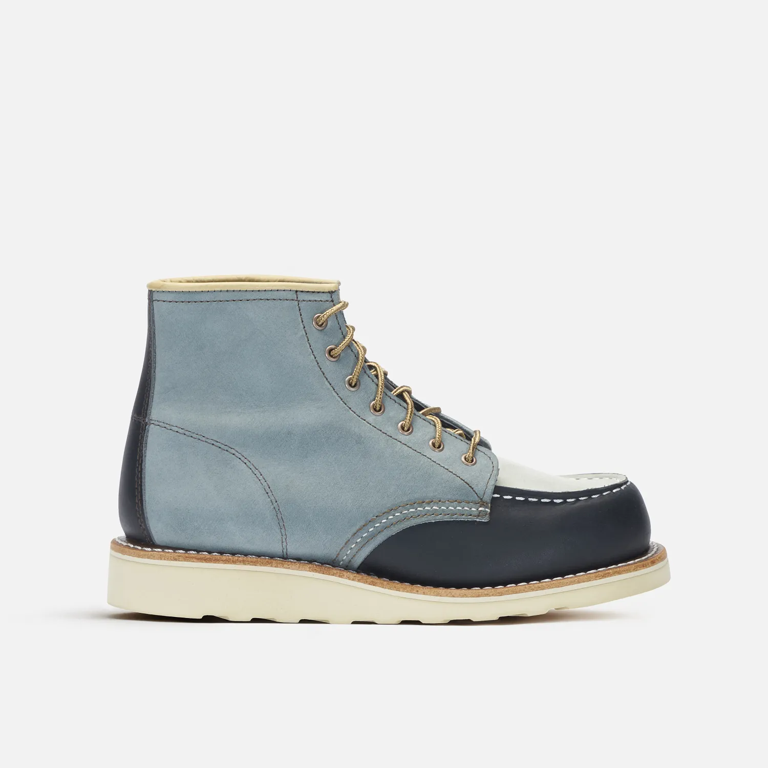 red wing shoes Classic Moc® & THE GREAT. Women's Short Boot in Multi Indigo