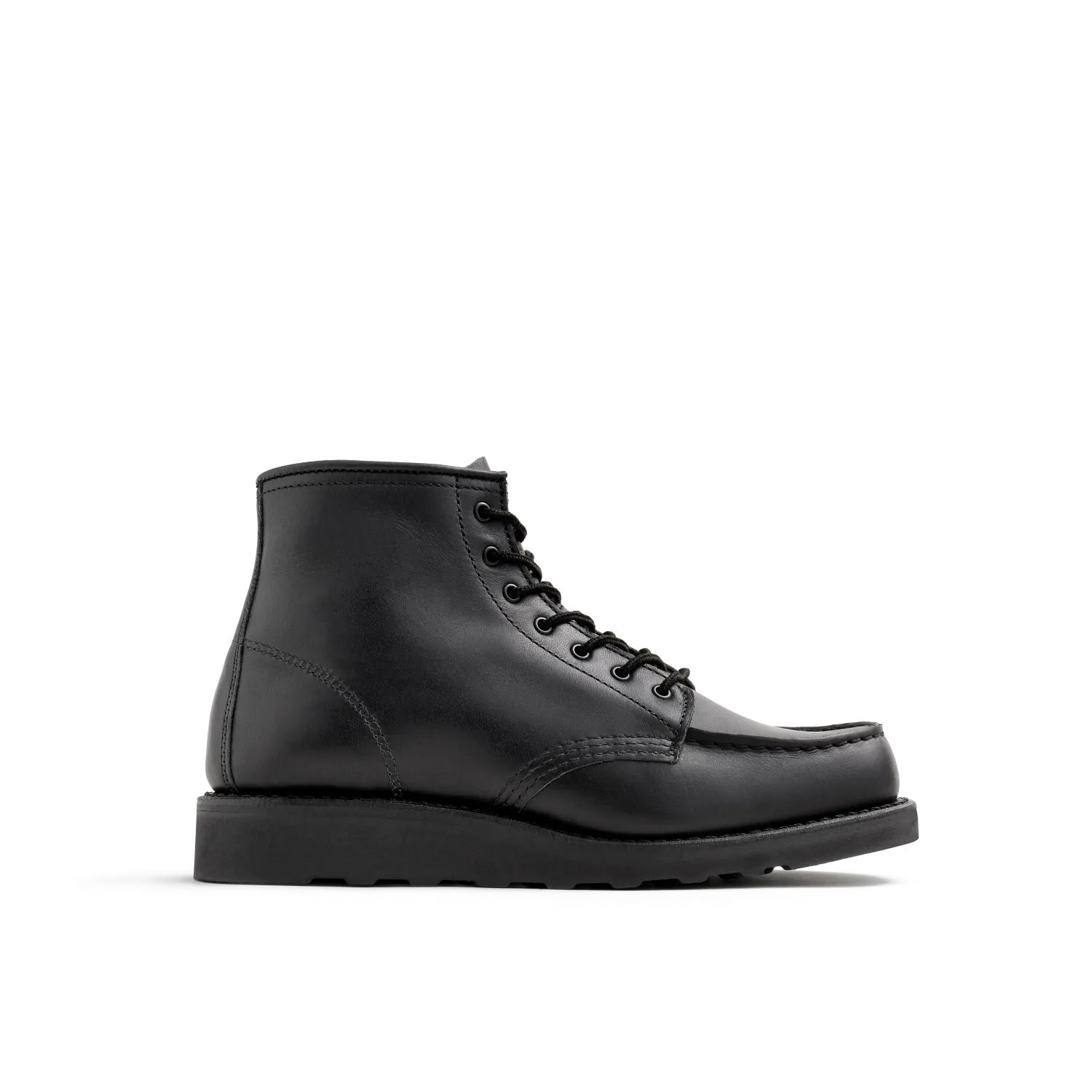 red wing shoes Classic Moc® Women's Short Boot in Black Boundary Leather