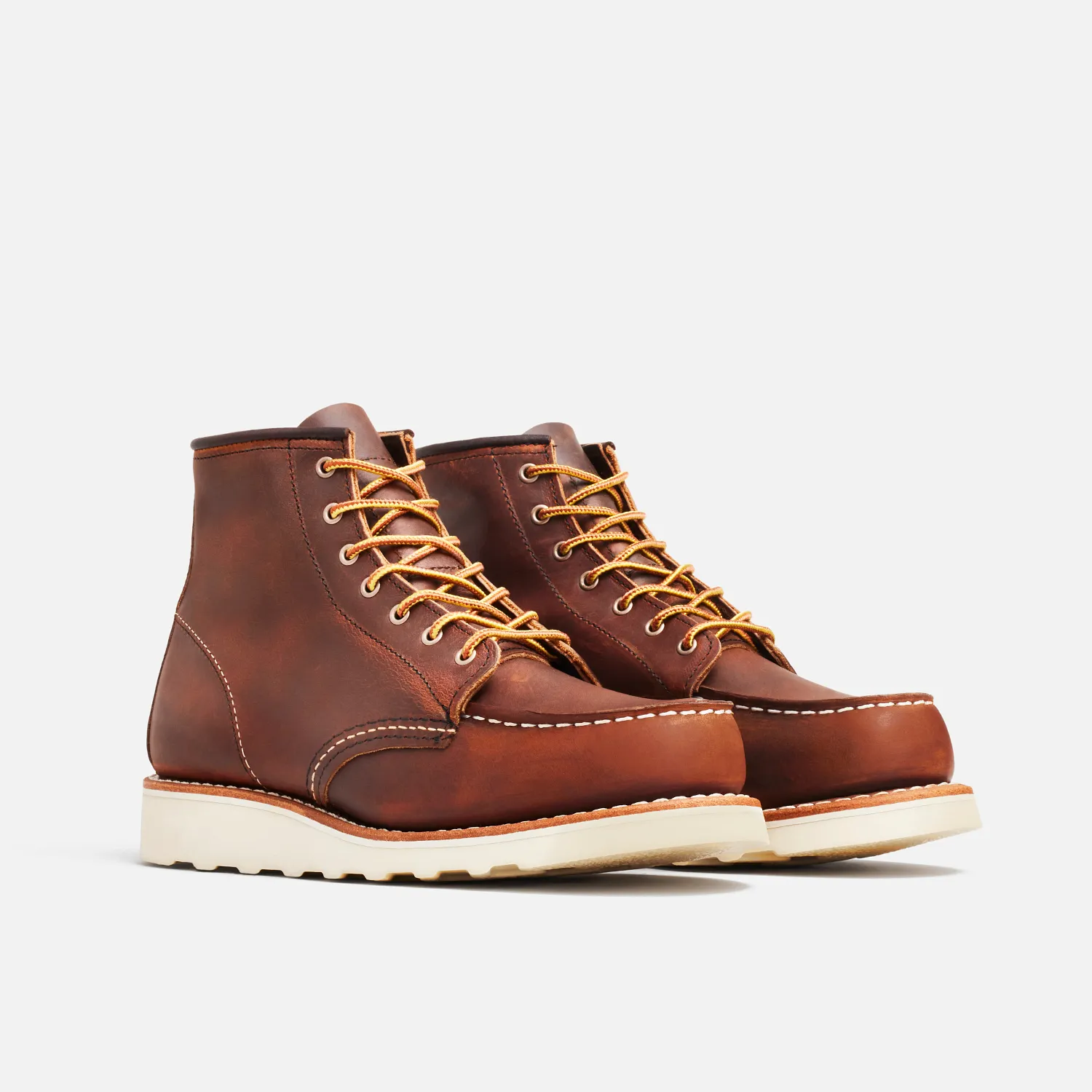 Red Wing Shoes Classic Moc® Women's Short Boot In Copper Rough & Tough Leather