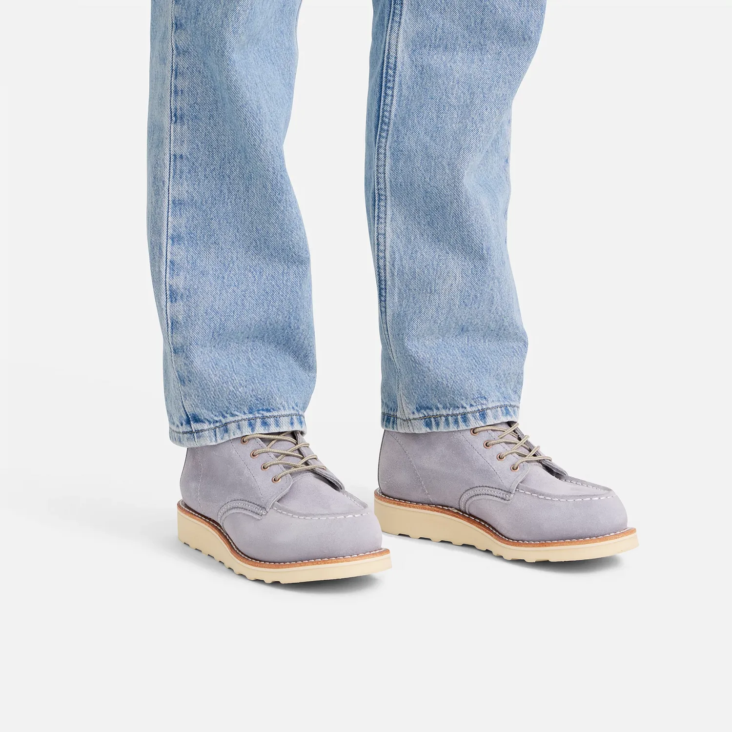 Red Wing Shoes Classic Moc® Women's Short Boot In Dusty Lavender Abilene Leather