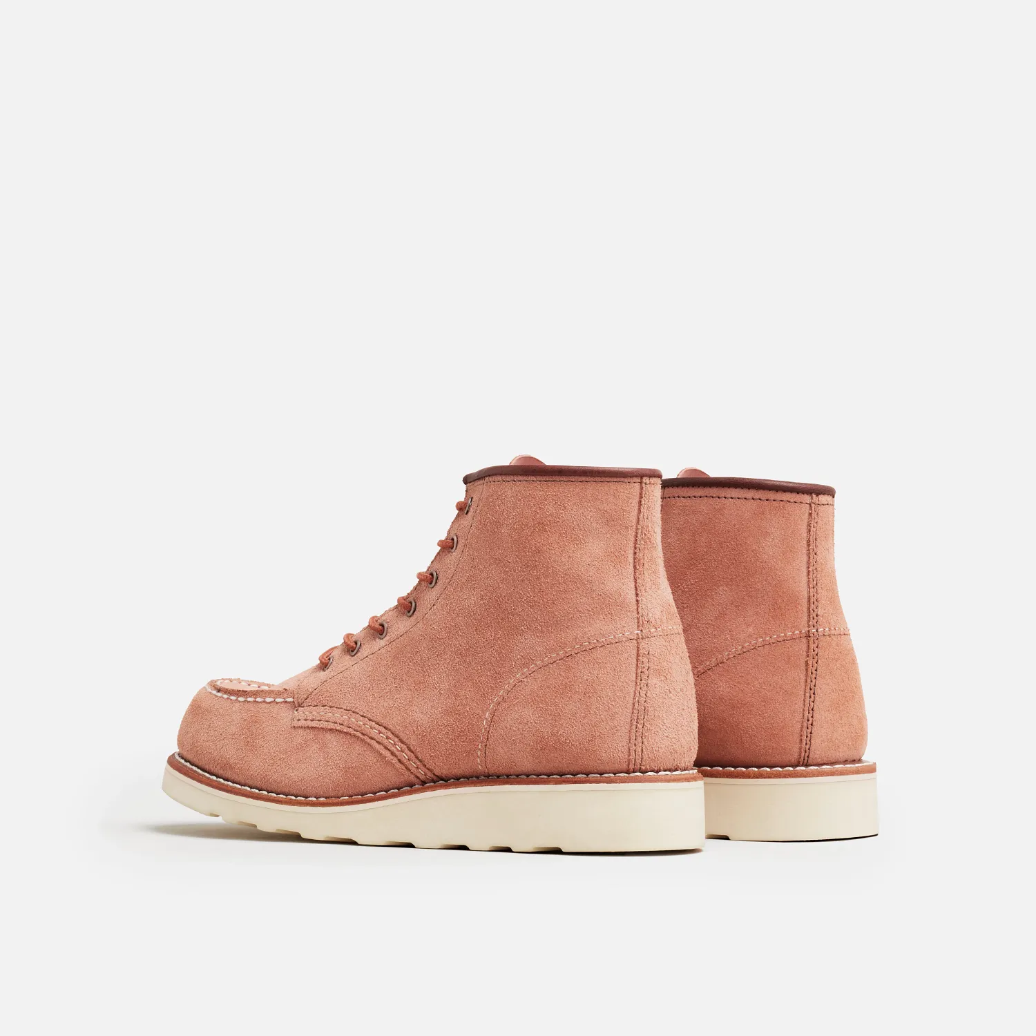 Red Wing Shoes Classic Moc® Women's Short Boot In Dusty Rose Abilene Leather