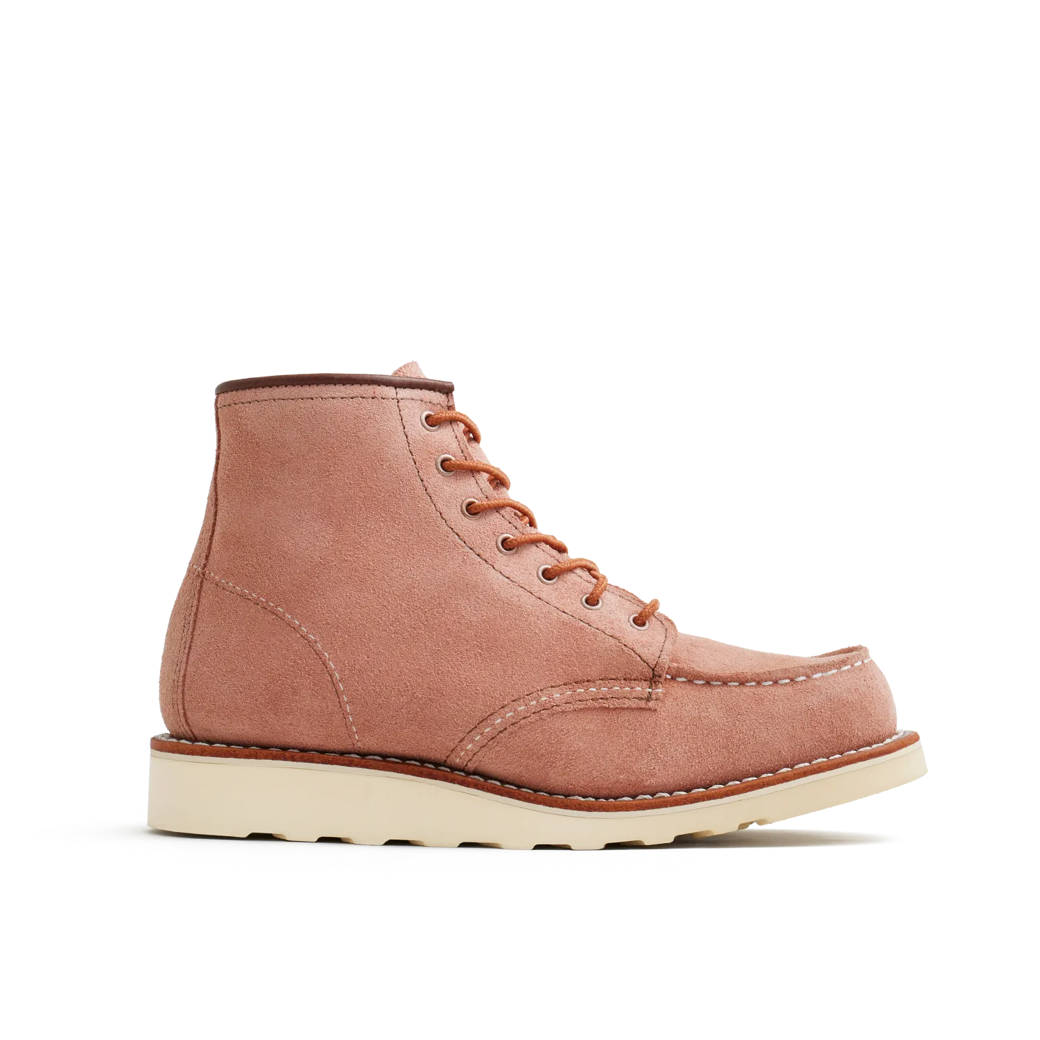 red wing shoes Classic Moc® Women's Short Boot in Dusty Rose Abilene Leather
