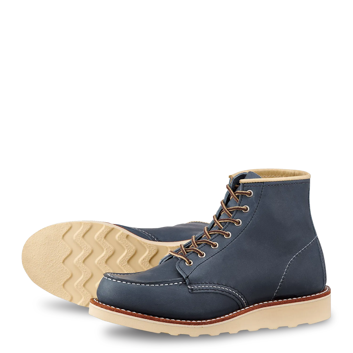 red wing shoes Classic Moc® Women's Short Boot in Indigo Legacy Leather
