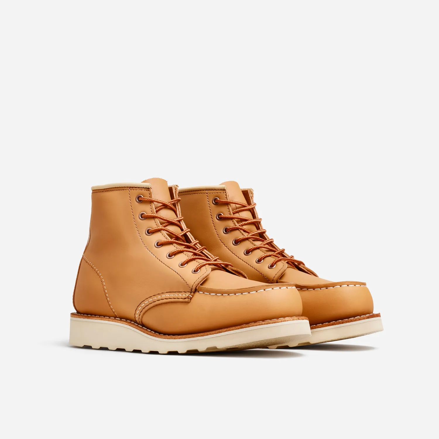 Red Wing Shoes Classic Moc® Women's Short Boot In Tan Boundary Leather